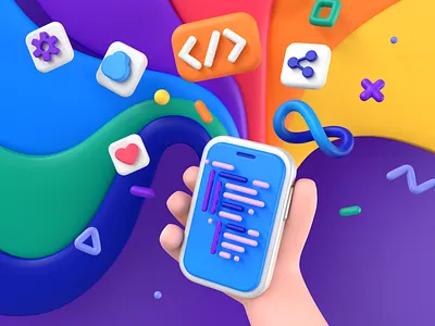 Recruitment Campaign Illustrations 3d design illustration