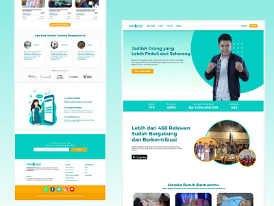 Siapapeduli.id - Crowdfunding Website app branding design graphic design illustration ui uidesign uiux ux web