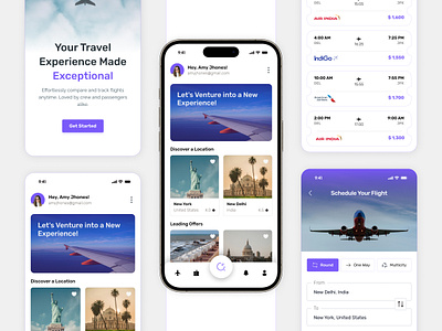 Flight Booking Application app application boarding booking booking app clean flight flight booking flight booking app minimal mobile mobile app mobile design online booking ticket ticket application ui ui design ux visual design