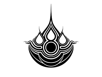 Stingray abstract art black and white concept geometric illustration stingray symmetrical symmetry tattoo vector