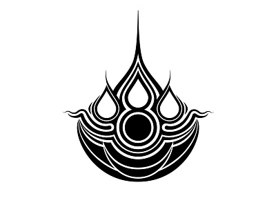 Stingray abstract art black and white concept geometric illustration stingray symmetrical symmetry tattoo vector