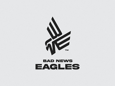 Bad News Eagles - Brand Identity badnewseagles black bne branding brandingagency design graphic design gray grey logo logo making logofolio logofolios logos symbols vector
