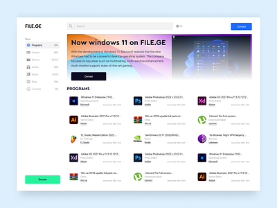 File.ge - Appstore apps appstore desktop store ui
