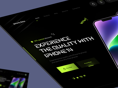 Iphonly landing page🔥💥 app iphone landing landing page mobile shop store ui uidesign uidesigner uiux ux web web design