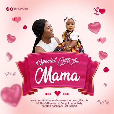 Gifts By Ugo Mothers Day Campaign design graphic design logo social media