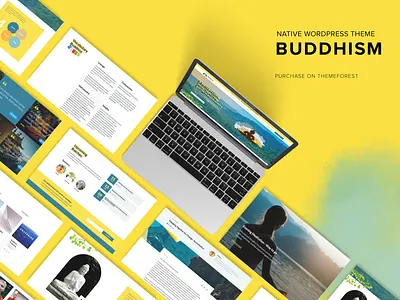 Native Buddhism Theme buddha buddhism chaurch landing page nativechurch wordpress wordpress theme