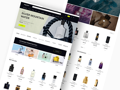 Home Page branding case study case study website ecommerce ecommerce webiste graphic design home page landing page perfume perfume shop perfume shop website perfume website product design shop website ui ui design ux ui design visual visual design web design