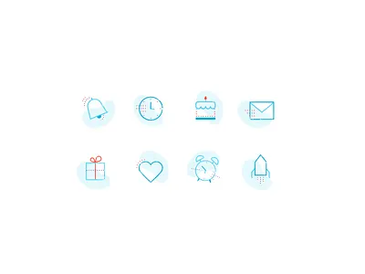 Simple icons combination branding case study colors concept design graphic design identity shapes