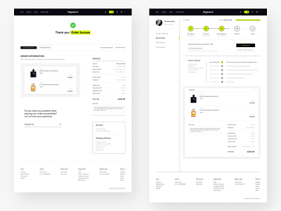 Order Details Page case study case study website ecommerce minimalist my purchase page order details order details page payment payment success page paymnet success perfume shop website perfume website shipping details summary summary page ui design ux ui design visual design web design