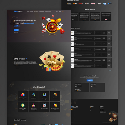 Casinos Landing page casinos landing page casinos website design figma graphic design landing page landing page ui ui ux