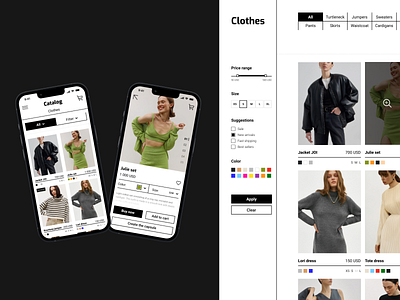 CAPSULA e-commerce website adaptive version catalog clothes design e commerce graphic design home page online shope online store shope app store ui ux webdesign website