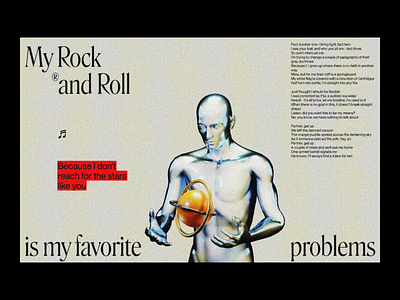 My Rock and Roll 2023 trends 3d art direction blender creative design editorial graphic design music poster print print design typo typography ui ui elements uidesign ux web web design