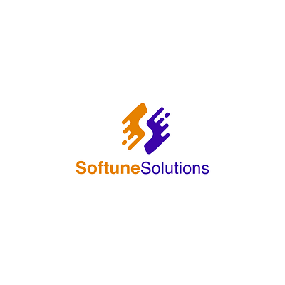 Softune Solutions branding design freelance designer graphic design illustration logo negative space ss logo typography vector
