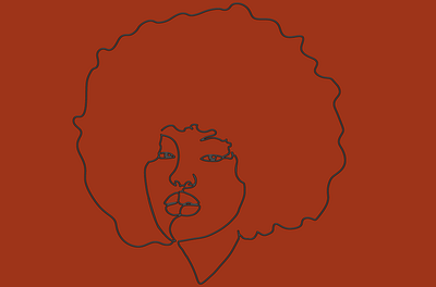 Stylish line art graphic/Curl woman curl design graphic design illustration line art minimal portrait style vector woman