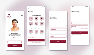 A Redign of ALAT App by WEMA Bank alat app design ui ux wema bank