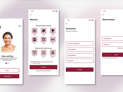 A Redign of ALAT App by WEMA Bank alat app design ui ux wema bank