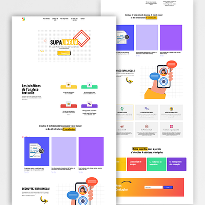 Social Media Marketing Landing page figma figma ui landing page landing page design marketing social media ui design