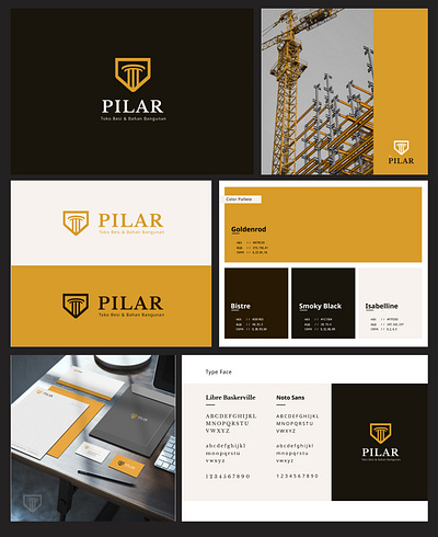 Rebranding Toko Bangunan Pilar branding design graphic design logo