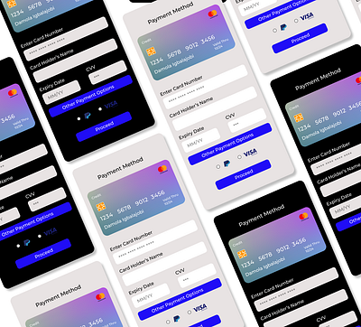 #dailyui002 credit card checkout app branding design graphic design hi fi illustration ui ux