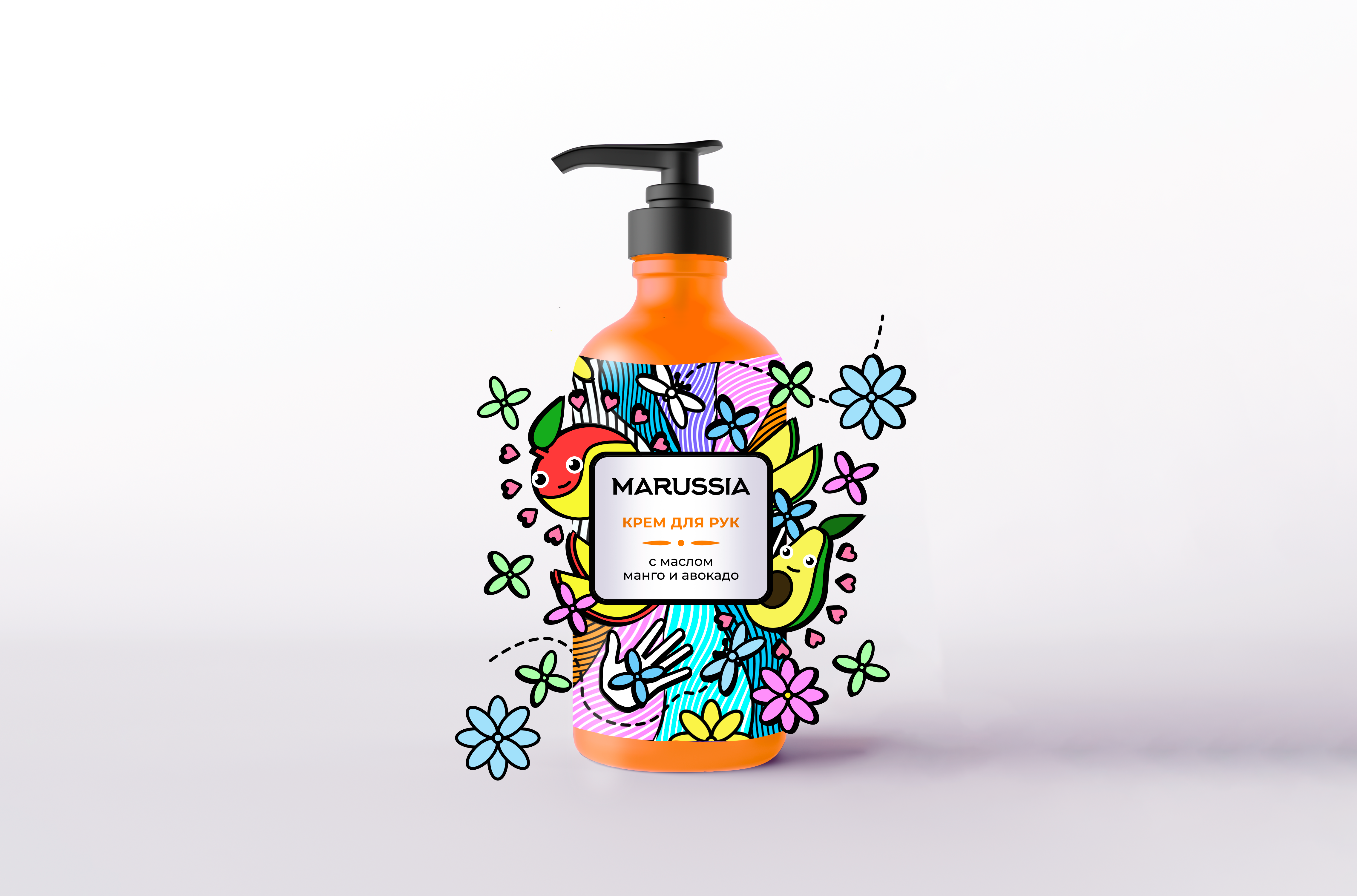 Визуализация / Visualization packaging design Marussia cosmetics marussia packaging design visualization визуализация дизайн упаковки косметика косметическое средство маруся