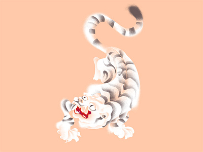tiger animal illustration animlas illustration ilustracja cyfrowa ilustracja zwierząt polish illustration tiger