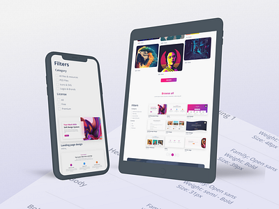 Responsive Web Design appdesigns branding design figma ui uiux webdesign