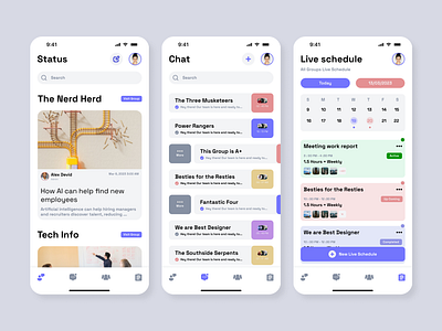 GoodChat App Design application design chat app messaging app messanger ui ux ux ui design