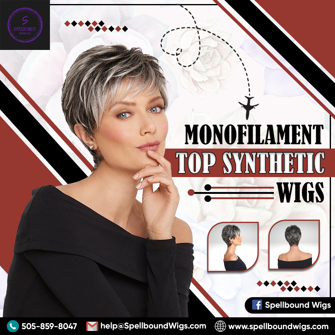 Monofilament Top Synthetic Wigs by Spellbound Wigs LLC on Dribbble