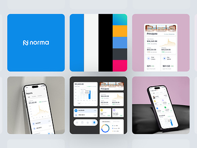 Norma Component ui branding clean colour component ui data delivery app design system interface logo minimal product design real time data resturent resturent app service trending ui ux visual