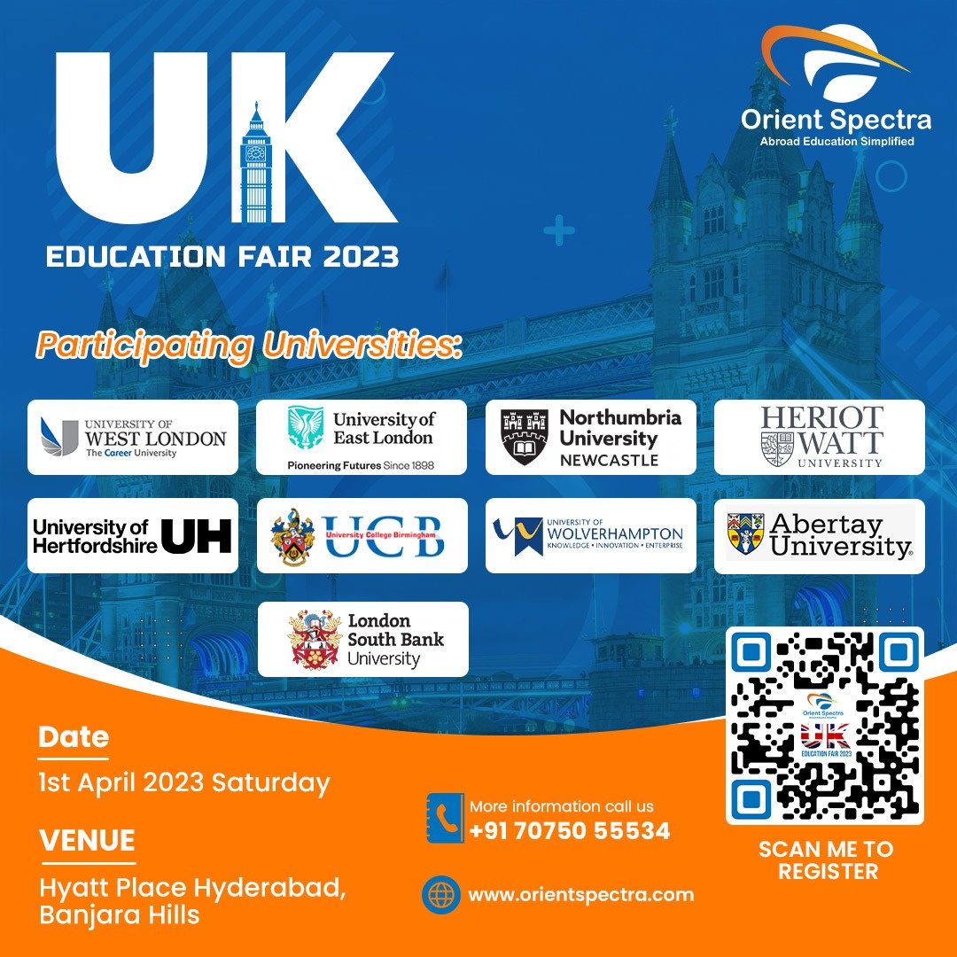 Uk university fair by orientspectra on Dribbble