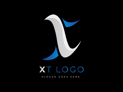 XT Letter modern Logo Design Template Vector Illustration logotype