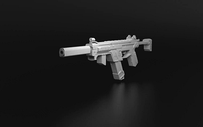 R-99 from Apex 3d animation apex game gun r 99