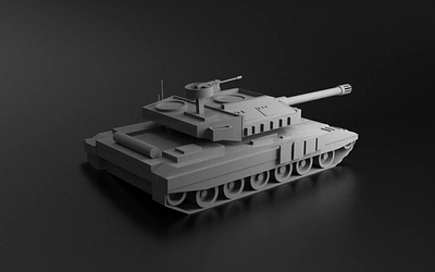 low poly T-90 3d 3d animation animation design game