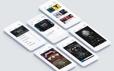 Playsound - Mobile Music App app apple design iphone iphone app iphone app design music music app sound ui ui design