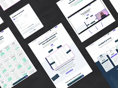 Leadgeek v1 Site frontend gatsby.js graphic design ui