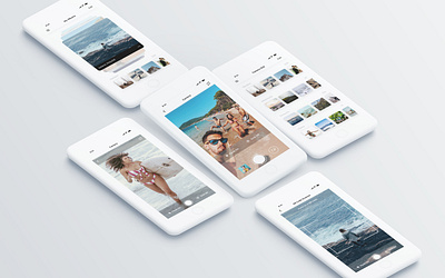 CameraView - Mobile Photo App app camera design images iphone iphone app iphone app design photo photo app ui ui design uiux ux