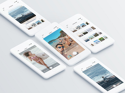 CameraView - Mobile Photo App app camera design images iphone iphone app iphone app design photo photo app ui ui design uiux ux