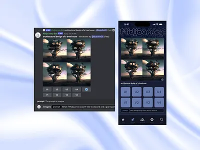 Day 89 - Midjourney but not in discord midjourney redesign ui