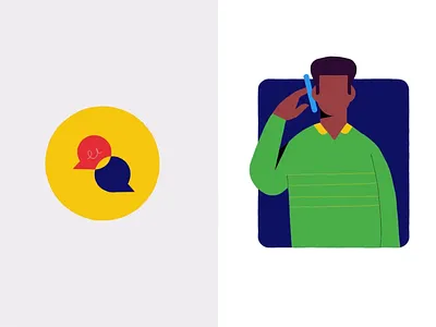 Google Action Blocks splitscreens 2d after effects animation character character animation design illustration illustrator motion design shape layer shapelayer shapes