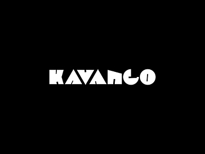 Kavango branding lettering logo