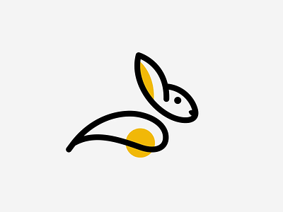 Animal Logo Animation ae ai animal animation best animation designer bunny logo hare hire identity design line logo logo animation logo design motion designer rabbit rabbit logo talkashraful ui