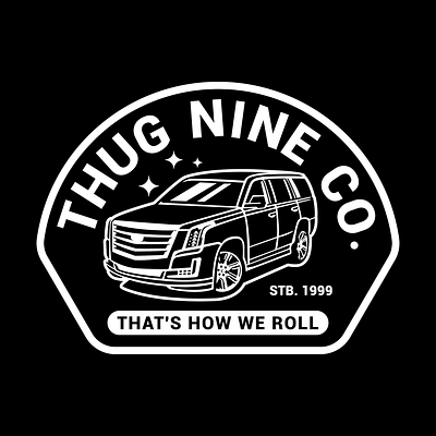 Logos for THUG NINE branding design graphic design logo typography vector
