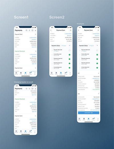 Finance iOS App app design finance mobil ui ux