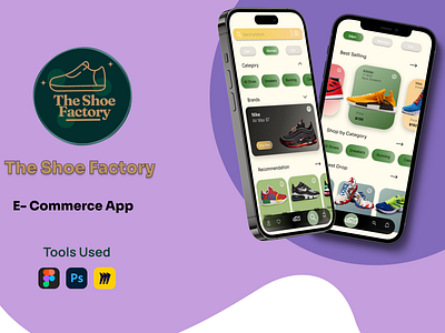 Shoe eCommerce App UI/UX Design appdesign branding design ecommerceapp ecommerceappui illustration ui uiux uiuxdesign