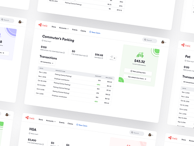 💳 Twic - Fintech App clean credit card dashboard design system e commerce finance app fintech illustration landing landing pages transactions ui user interface ux