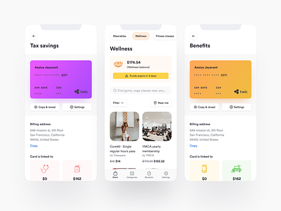 💳 Twic - Fintech mobile credit card dashboard design e commerce fintech funds icons illustration ios iphone mobile transactions ui user interface ux wallets