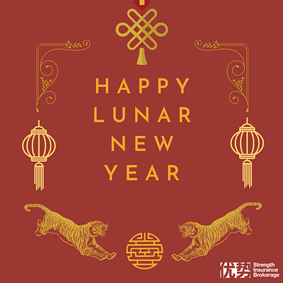 Lunar New Year Social Media Posts branding design graphic design typography