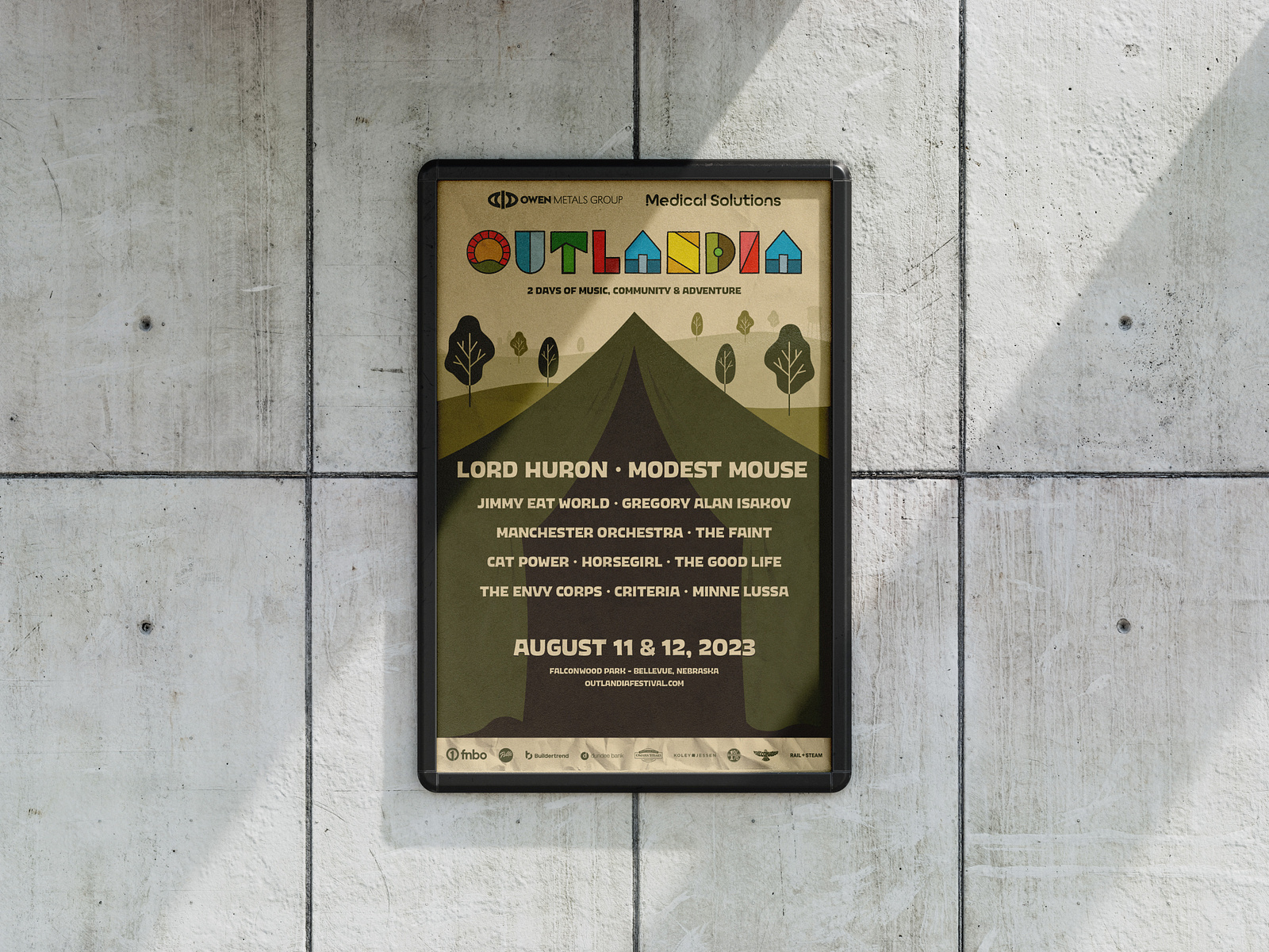 Outlandia Music Festival 2023 Poster by John Matychuk on Dribbble