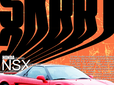Car poster design design illustration typography