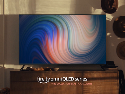 Fire TV Ambient Vibe Collection: Elastic Gradients abstract amazon animation art color digital fire tv illustration motion motion design motion graphics